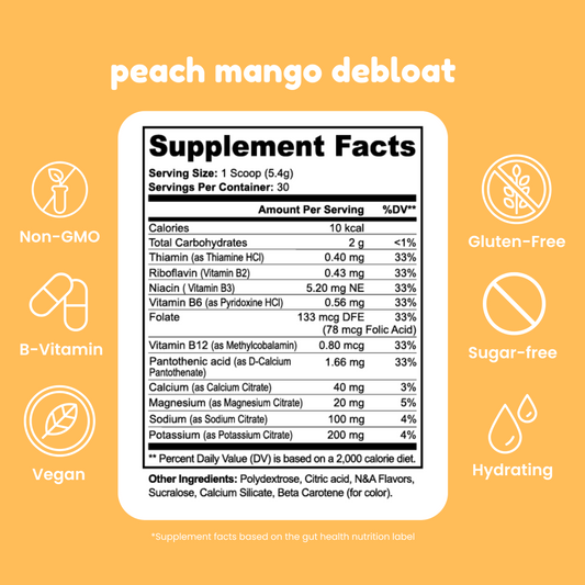 Debloat Powder - Peach Mango